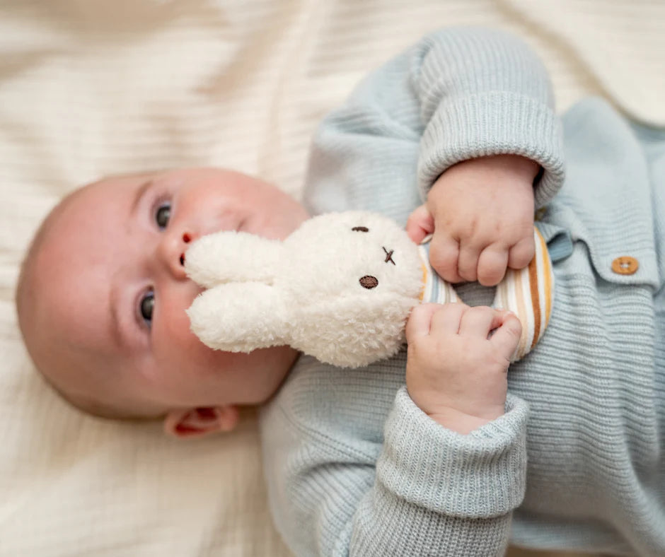 Miffy Rattle - Vintage Sunny Stripes