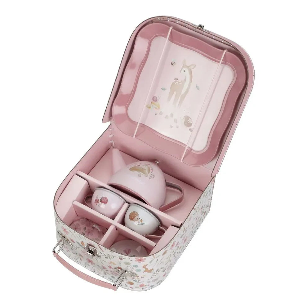 Little Dutch - Tea Set In Suitcase - Fairy Garden - Wilf & Friends