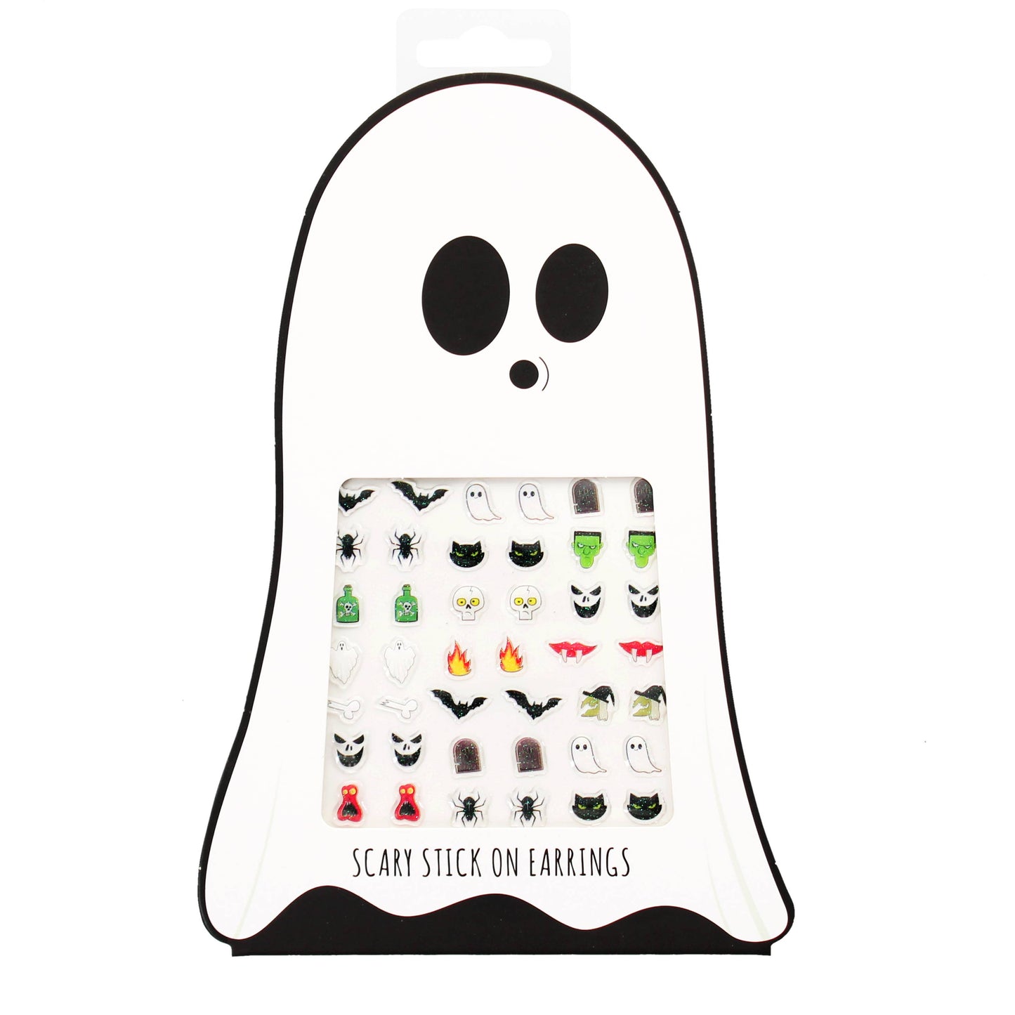 Stick On Earrings (30 pairs) - Spooky Halloween