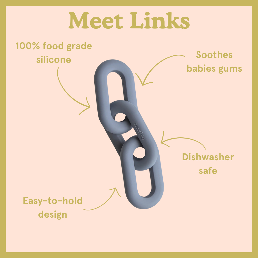 Mushie Links Teether - Wilf & Friends