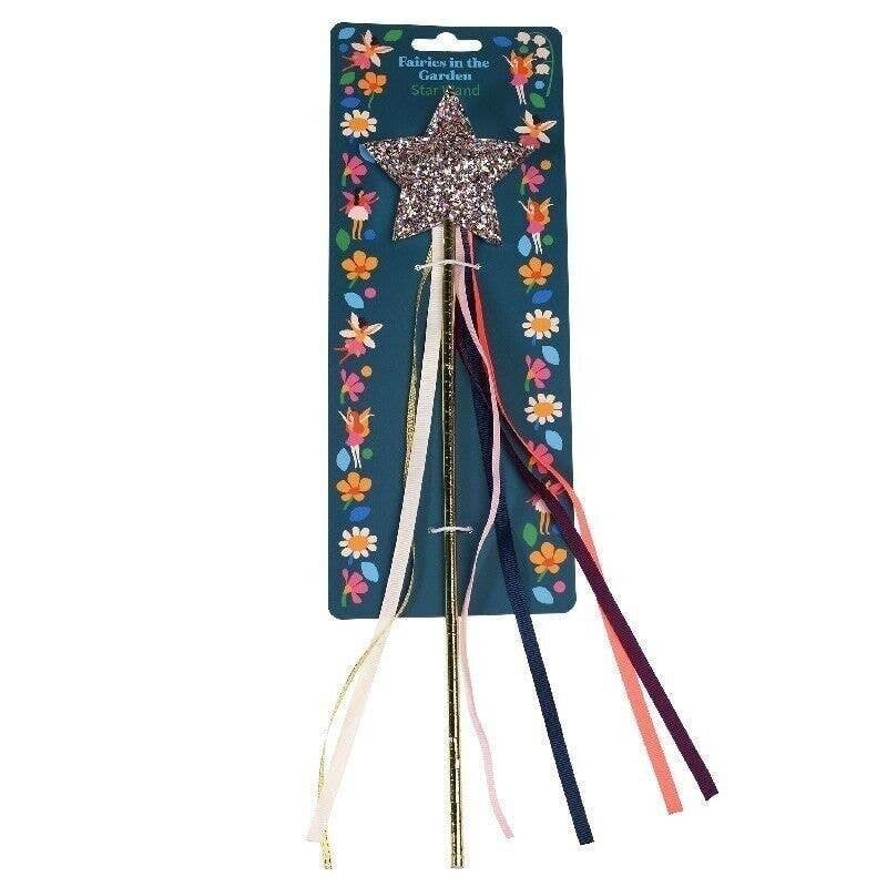 Glittery Star Wand - Fairies In The Garden - halloween
