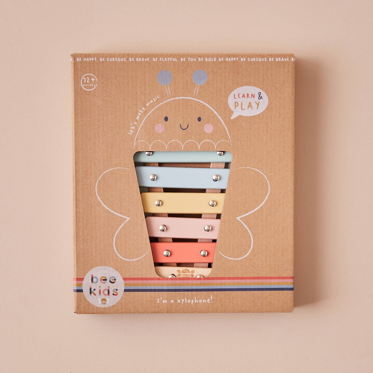Just Bee Kids Dragonfly Wooden Xylophone - Wilf & Friends
