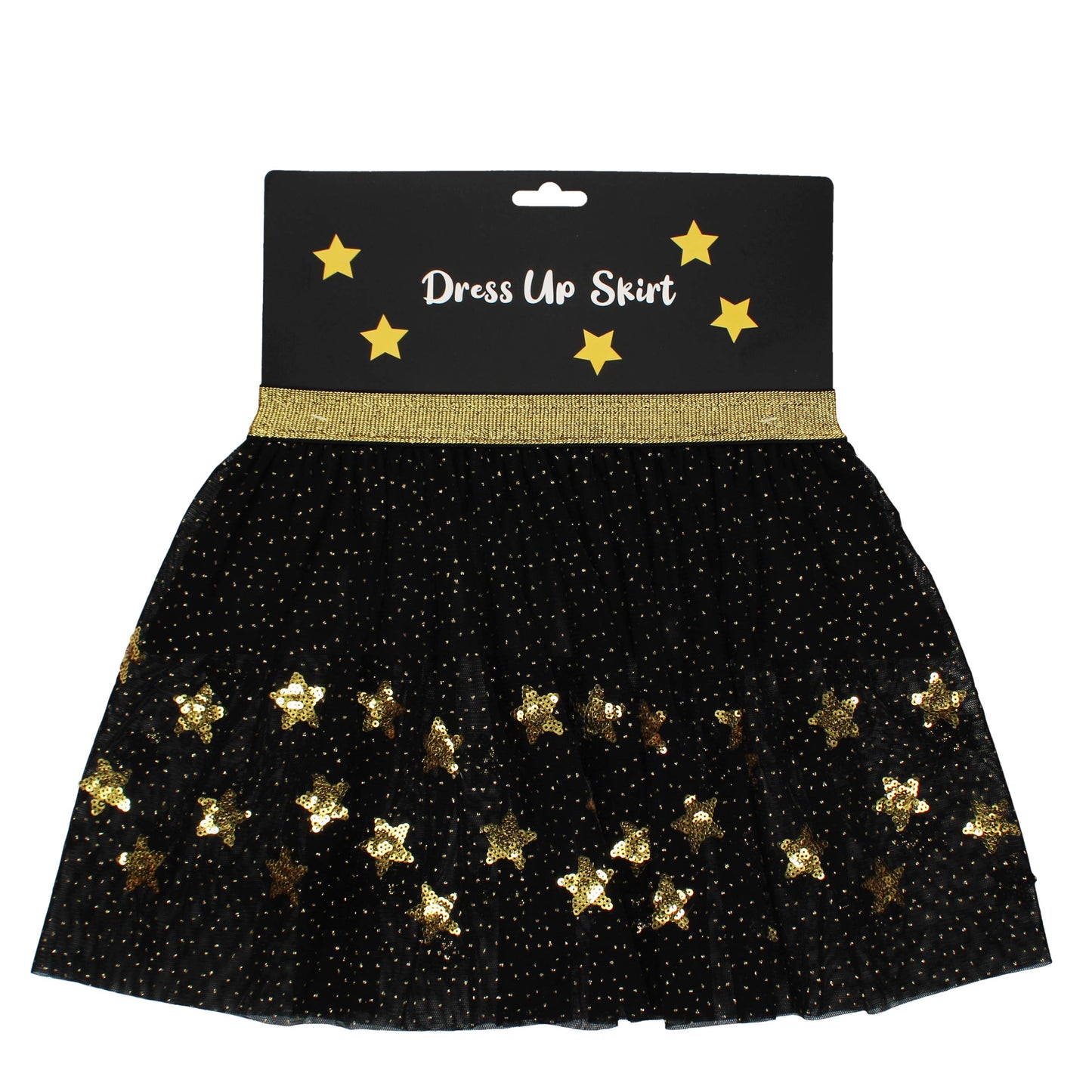 Children's skirt Tutu - Gold stars/ Halloween