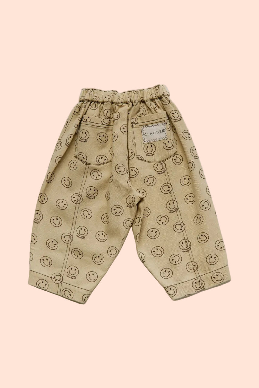 Rex Joy Butter Trouser Smiley Face