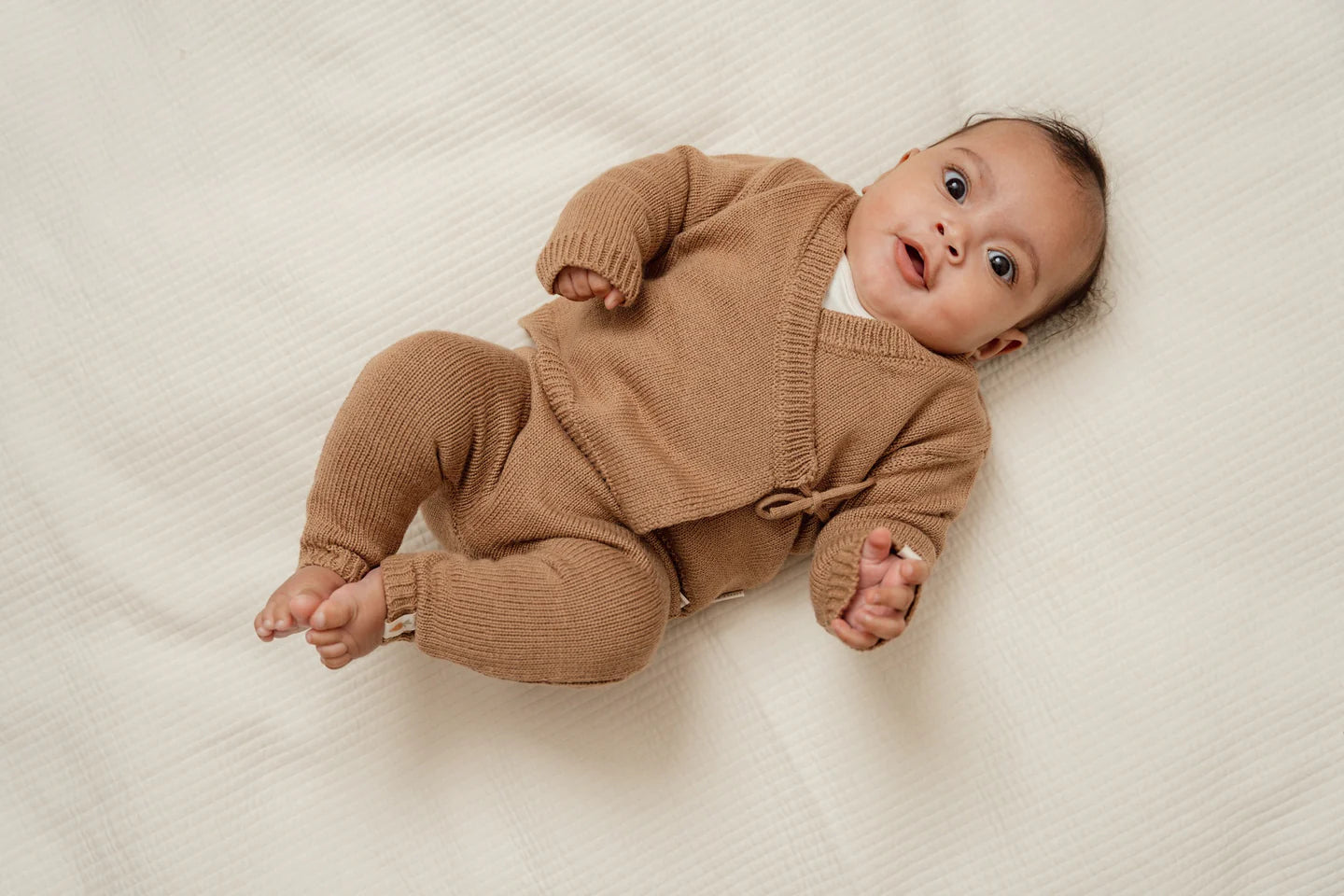 Knitted Trousers - Brown