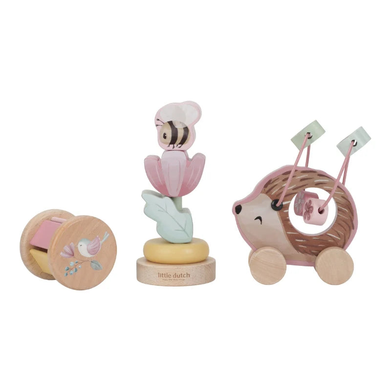 Little Dutch Wooden Toy Gift Box - Fairy Garden - 3 Sensory Toys