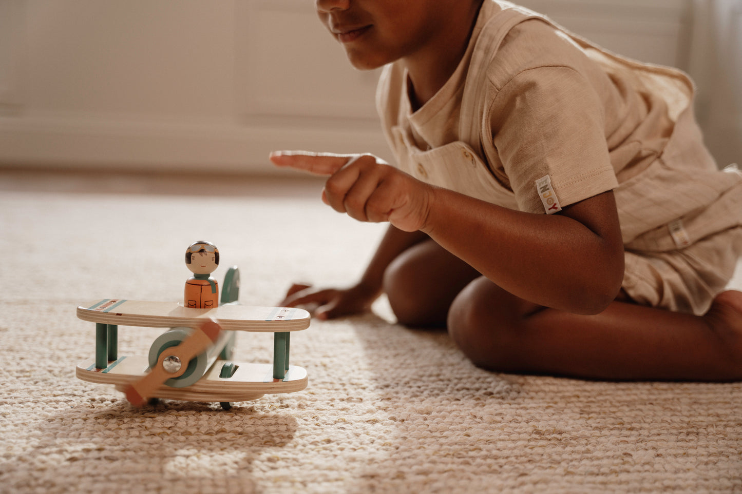 Little Dutch Wooden Aeroplane - Wilf & Friends