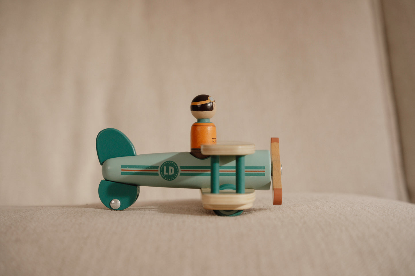 Little Dutch Wooden Aeroplane - Wilf & Friends