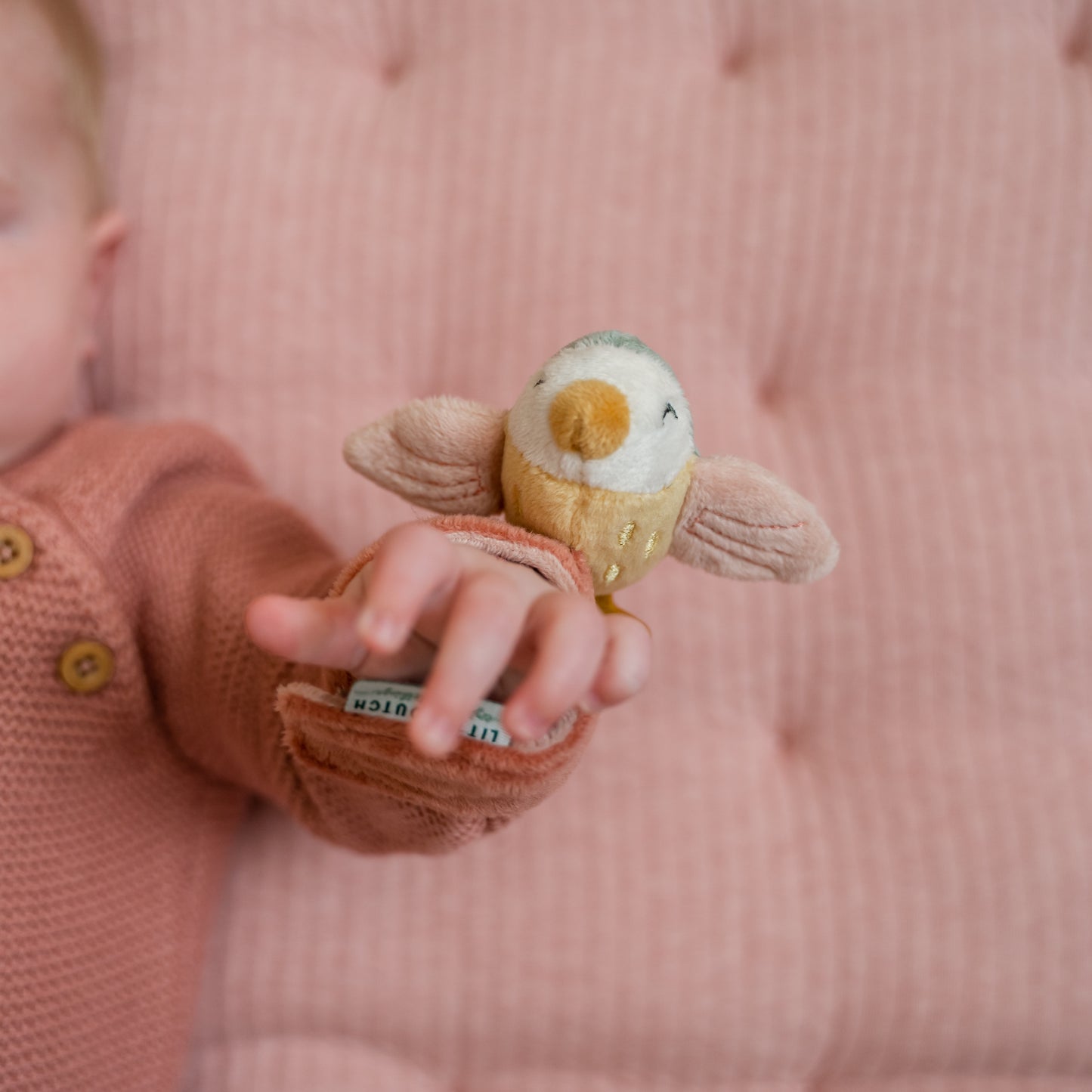 Little Dutch rattle bracelet - flowers & butterflies - Wilf & Friends