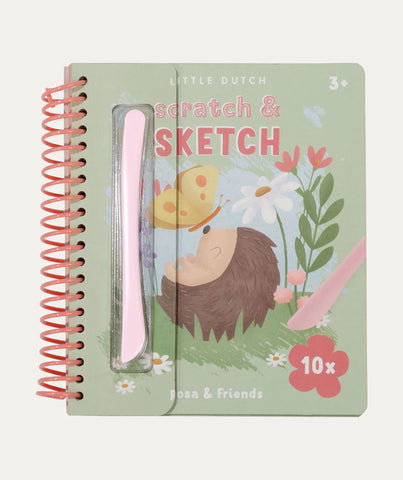Scratch book - Rosa & Friends