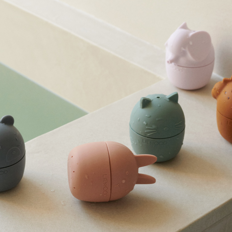 Liewood Gaby Bath Toys 5-pack - Wilf & Friends