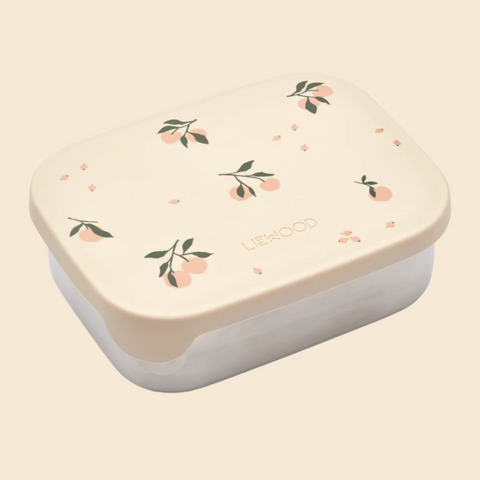 Liewood Arthur Printed Lunchbox Peach / Sea Shell Mix