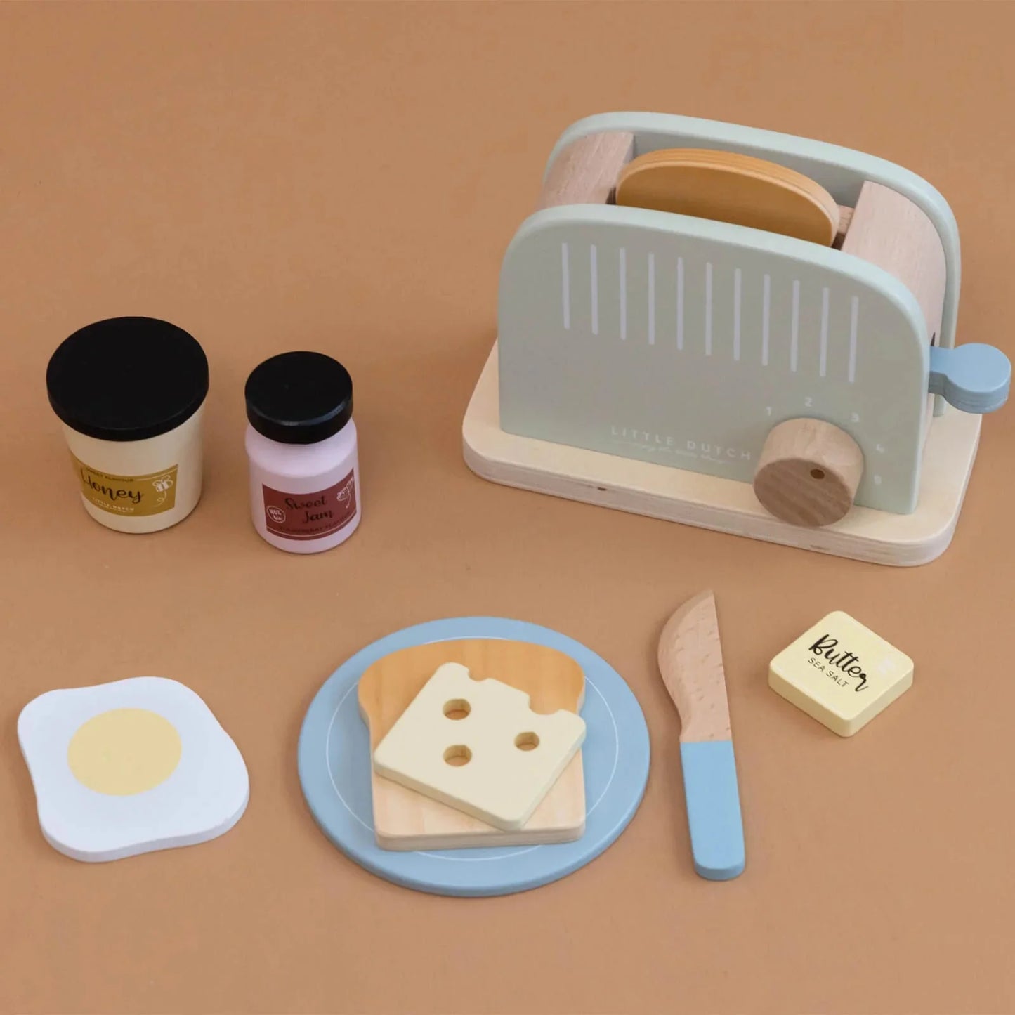 Little Dutch - Wooden Toaster Set - Wilf & Friends