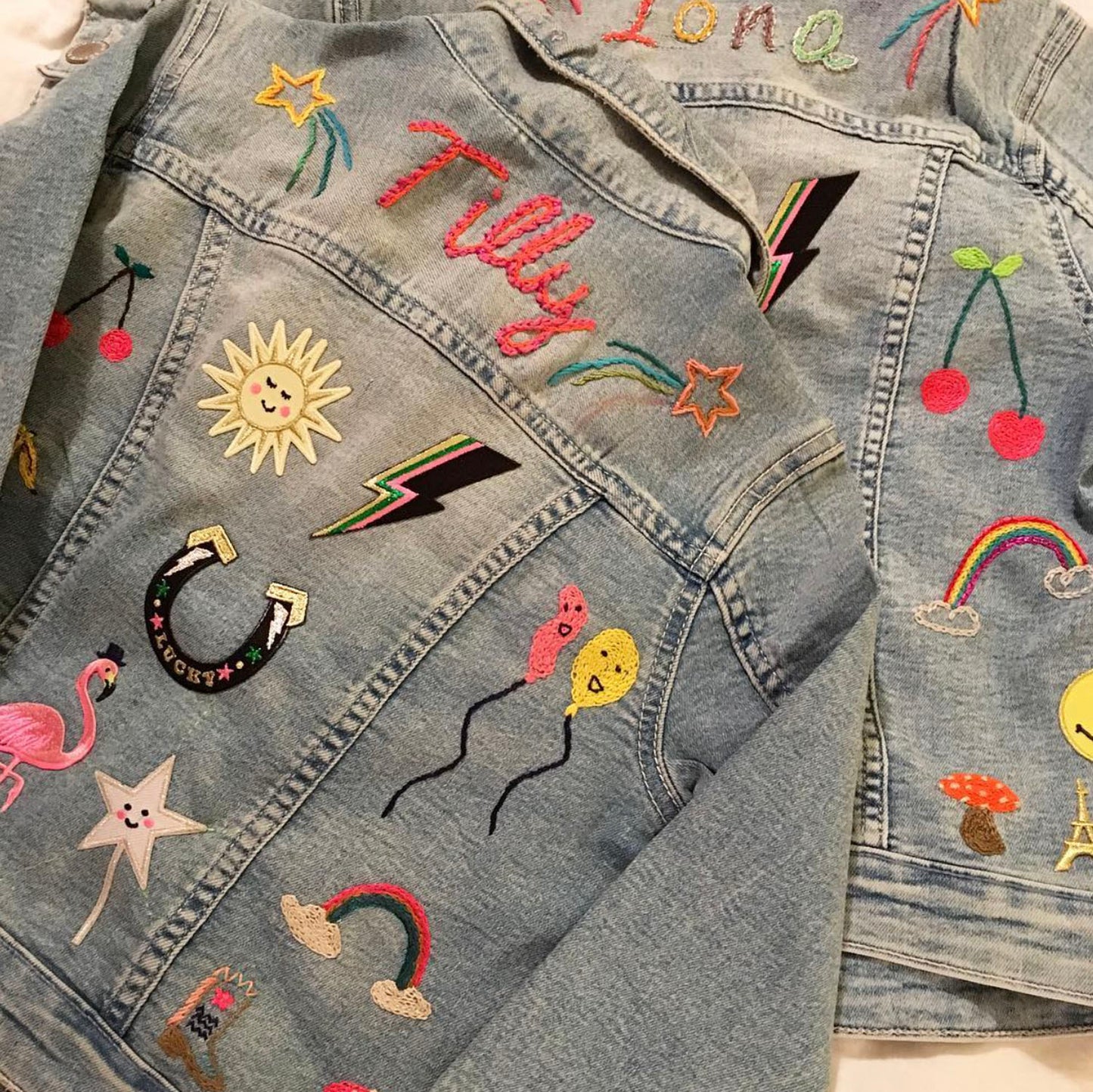 Iron on patch horseshoe - Wilf & Friends