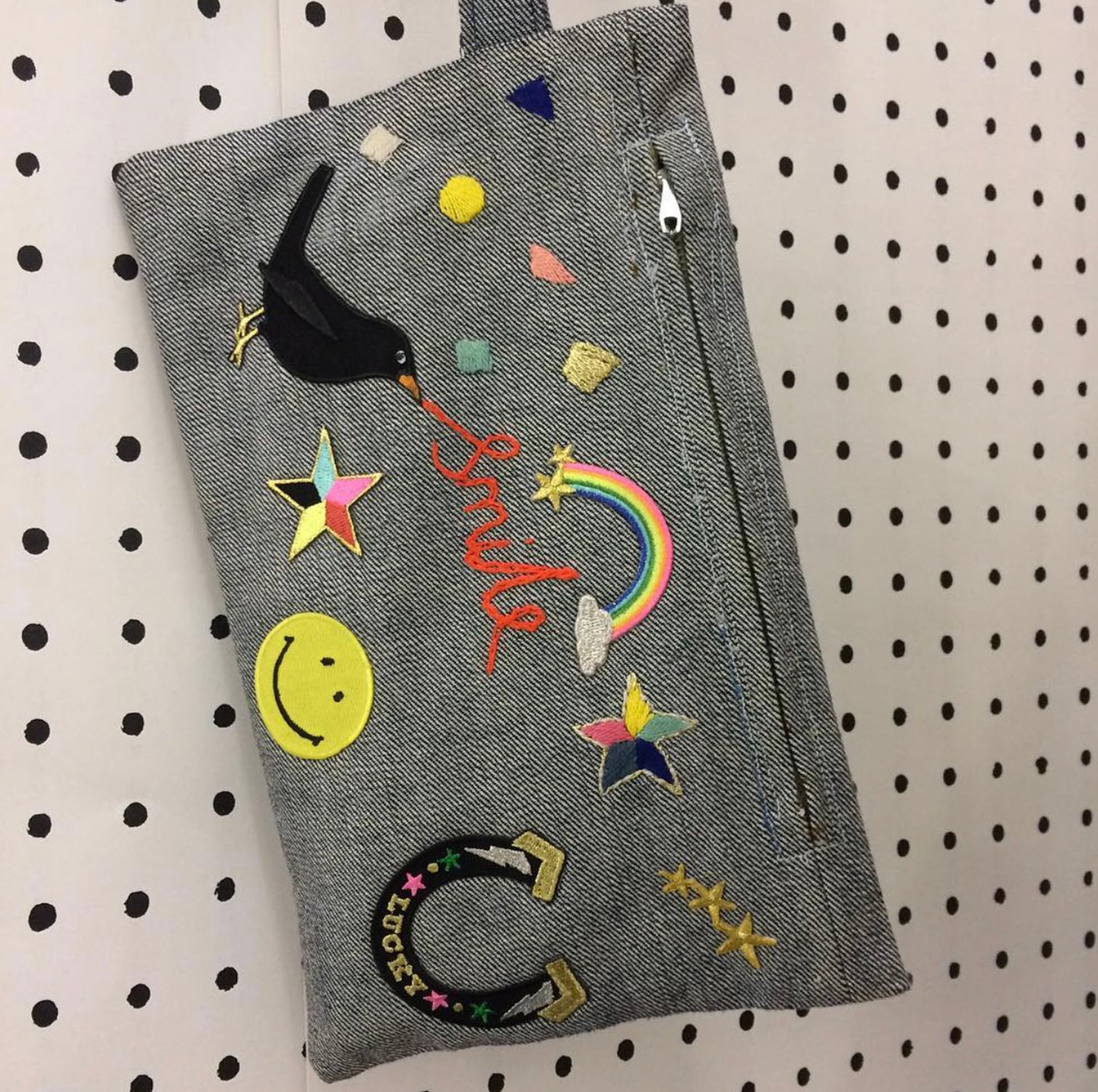 Iron on patch horseshoe - Wilf & Friends