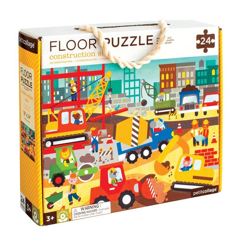 Construction Site Floor Puzzle - Wilf & Friends