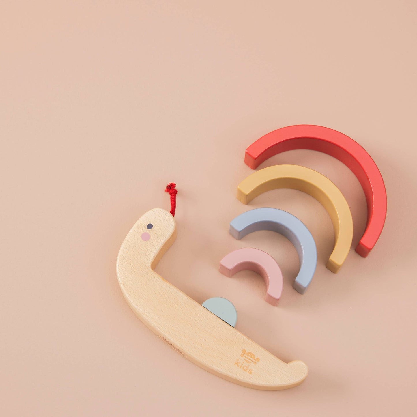Just Bee Kids Wooden Snail Stacker Toy (FSC)
