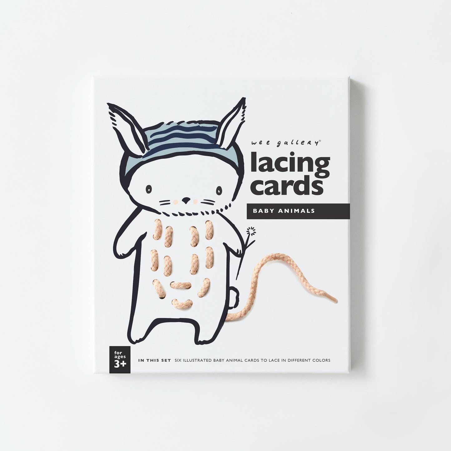 Lacing Cards - baby animals - Wilf & Friends