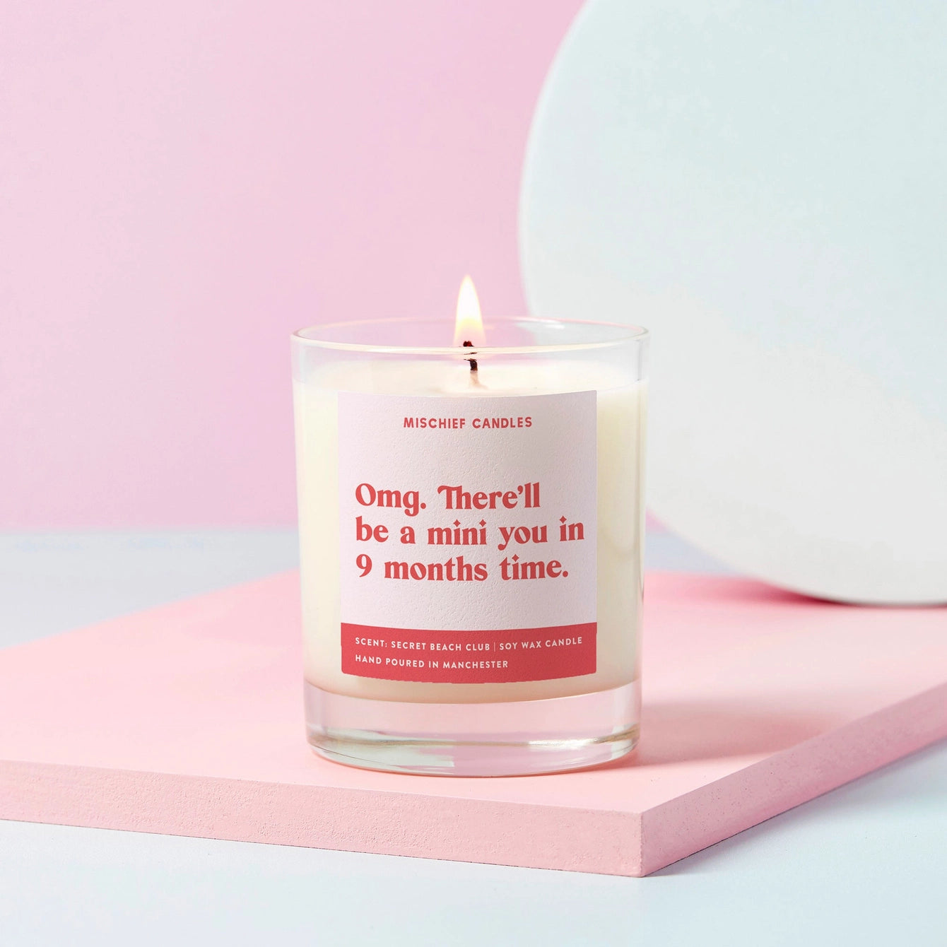 OMG there’ll be a mini you in 9 months time candle - Wilf & Friends