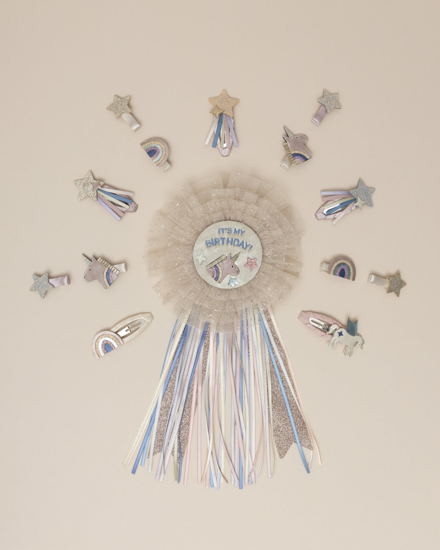 Mimi & Lula Unicorn Birthday Badge