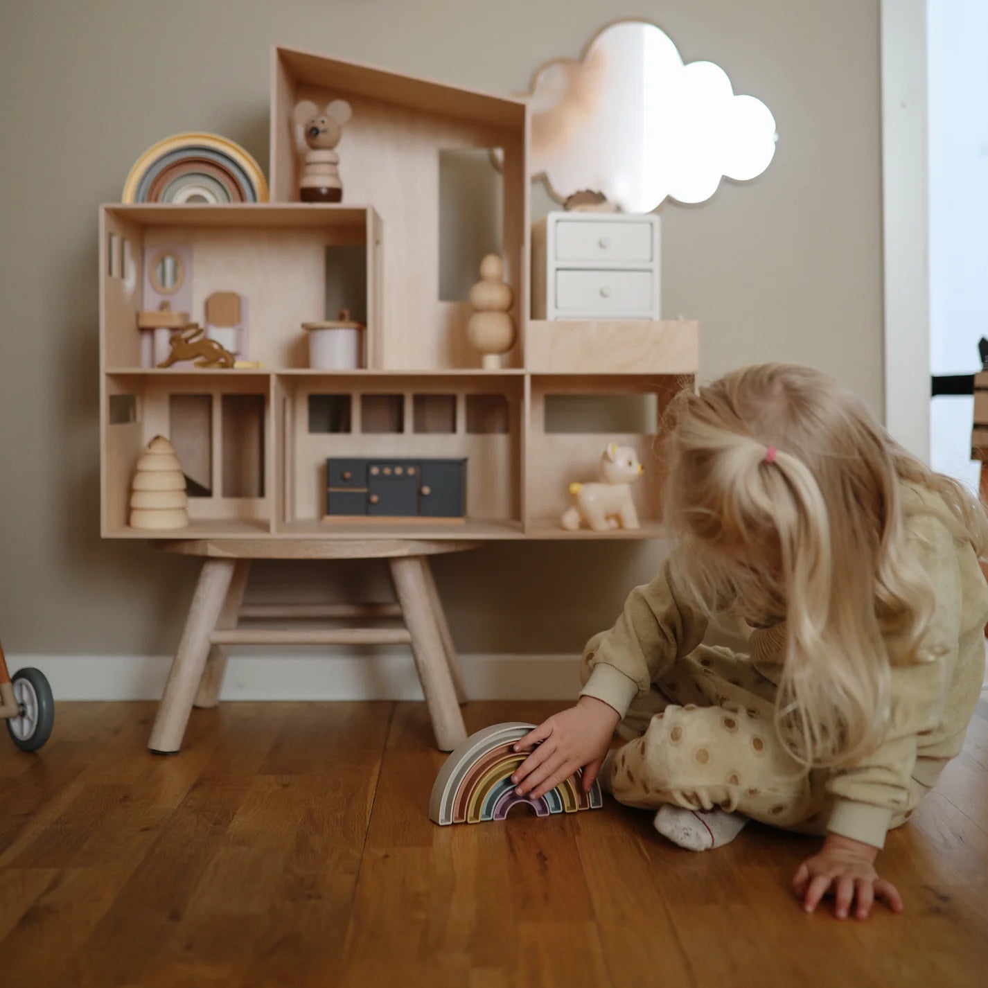 Rainbow Stacking Toy - Wilf & Friends