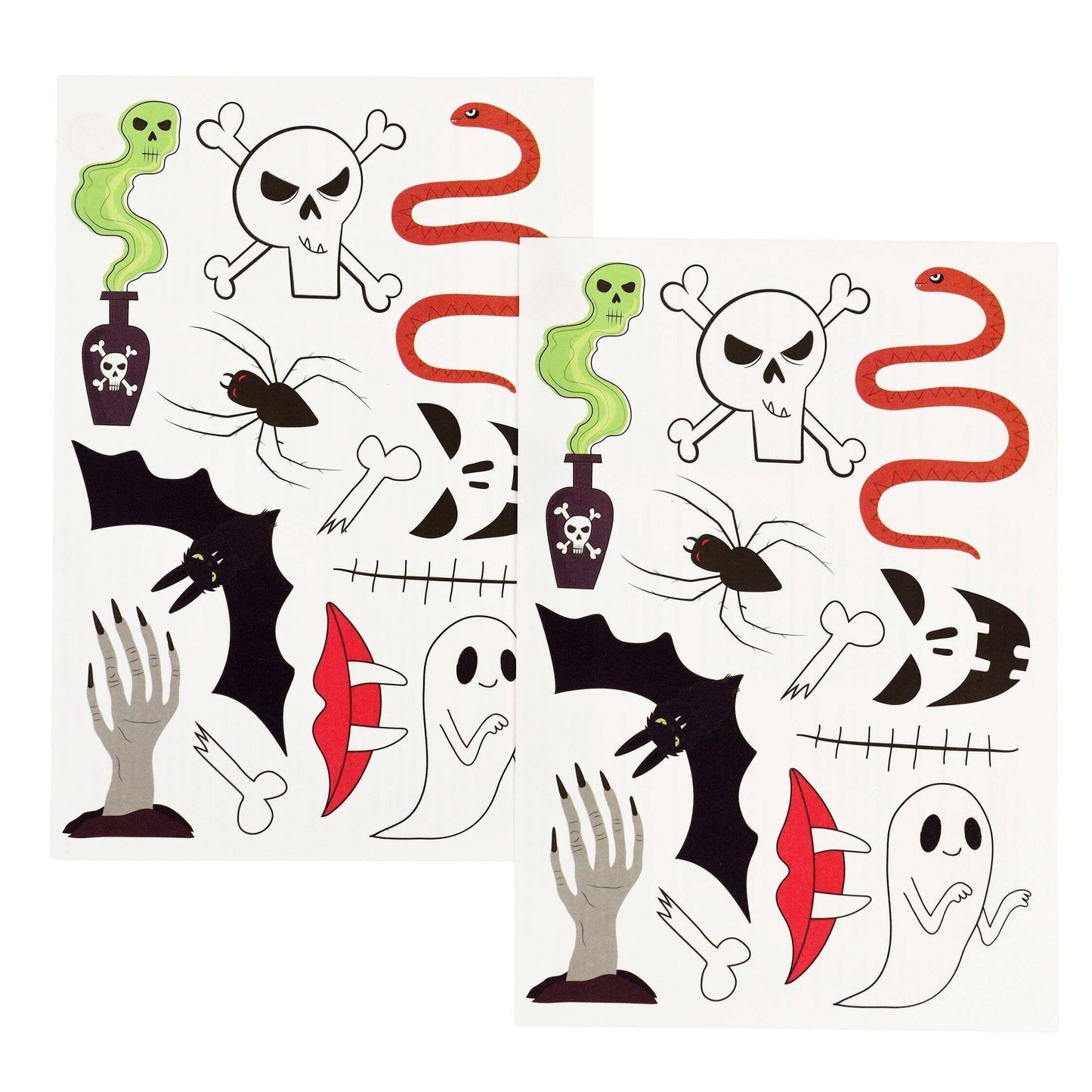 Temporary Tattoos - Scary Halloween
