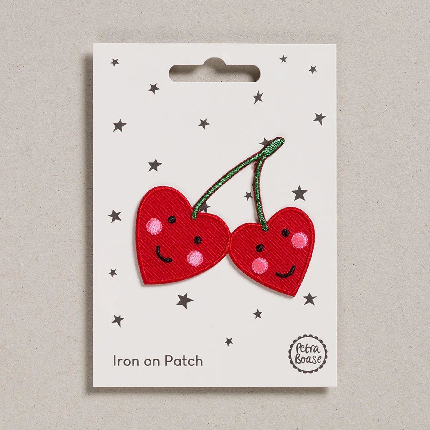 Iron on patch cherries - Wilf & Friends