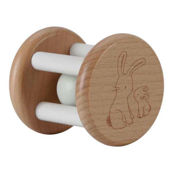 Little Dutch roller rattle - baby bunny - Wilf & Friends
