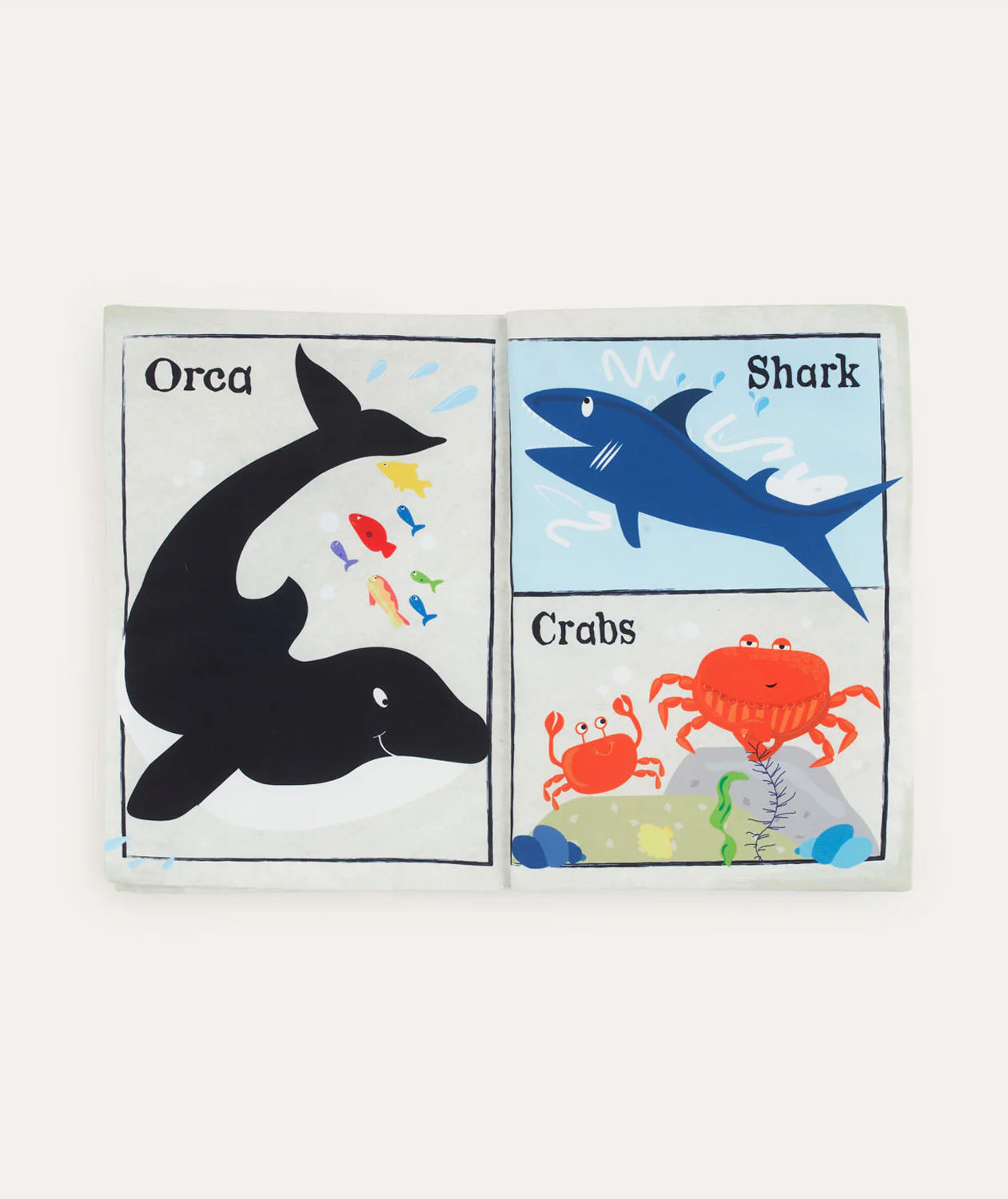 Crinkly newspaper (under the sea)