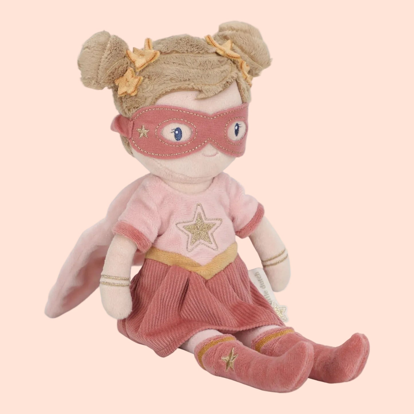 Little Dutch - Cuddle Doll Superhero Rosa