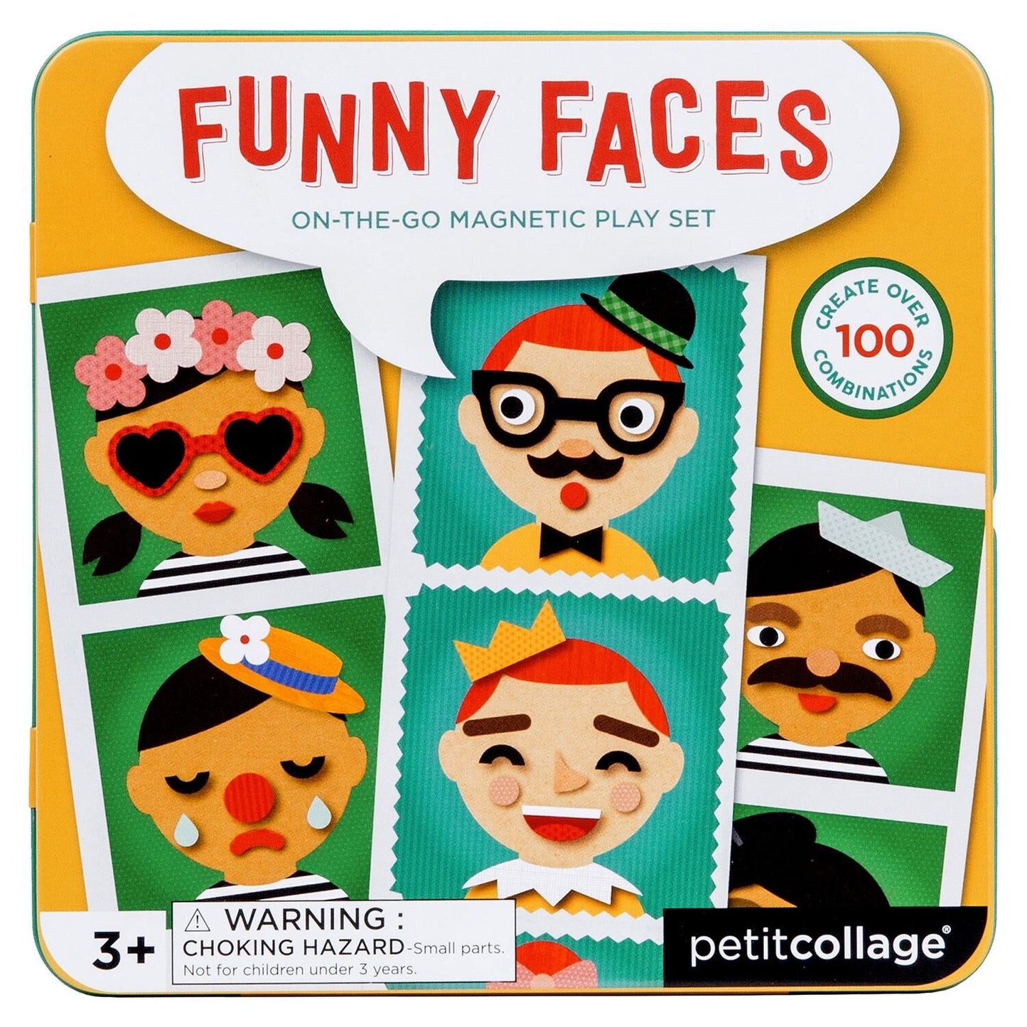 Funny Faces On The Go Magnetic Play Set - Wilf & Friends