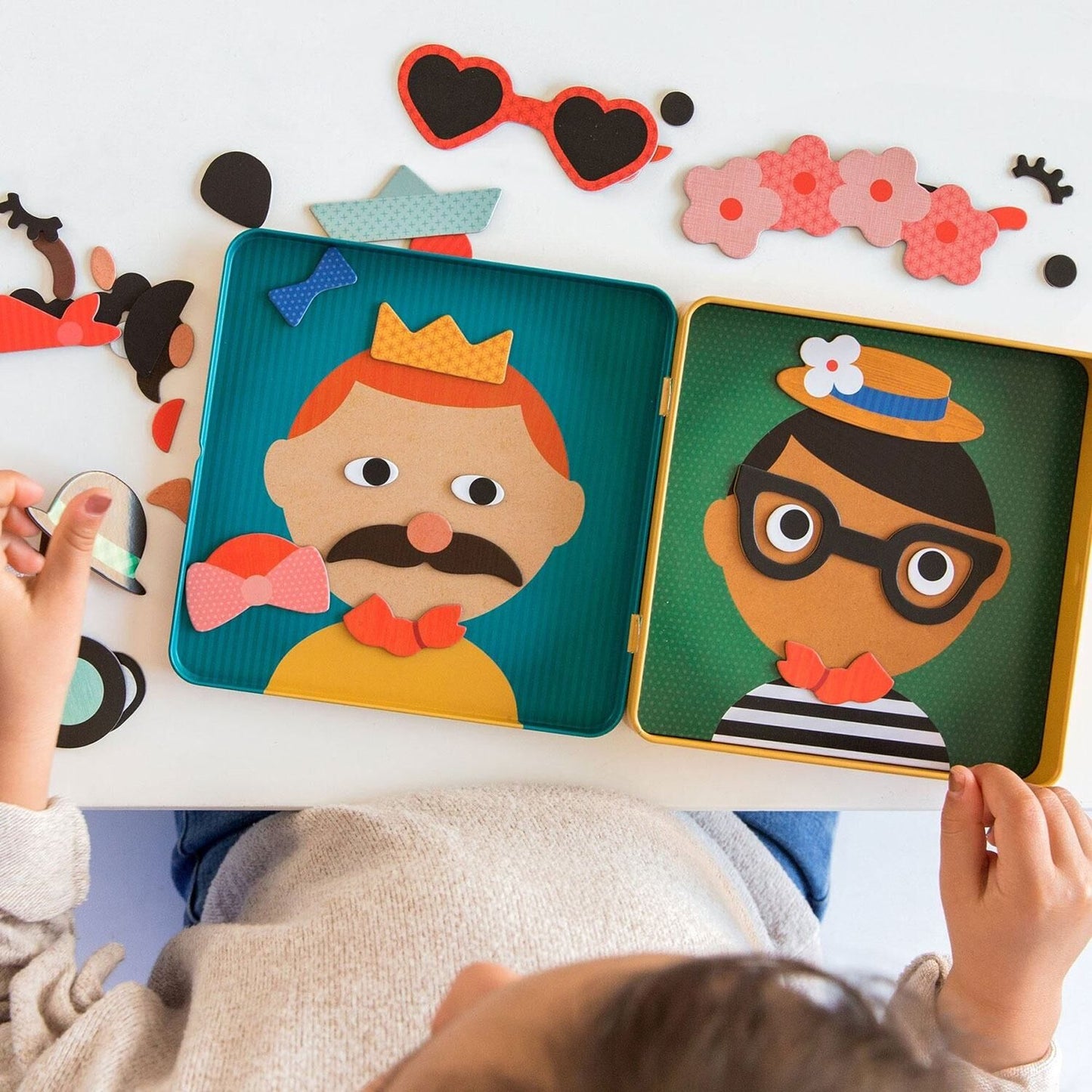 Funny Faces On The Go Magnetic Play Set - Wilf & Friends