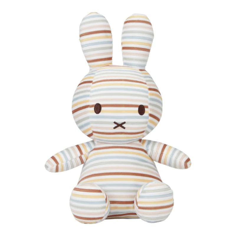 Miffy Cuddle Toy 35cm - Vintage Sunny Stripes