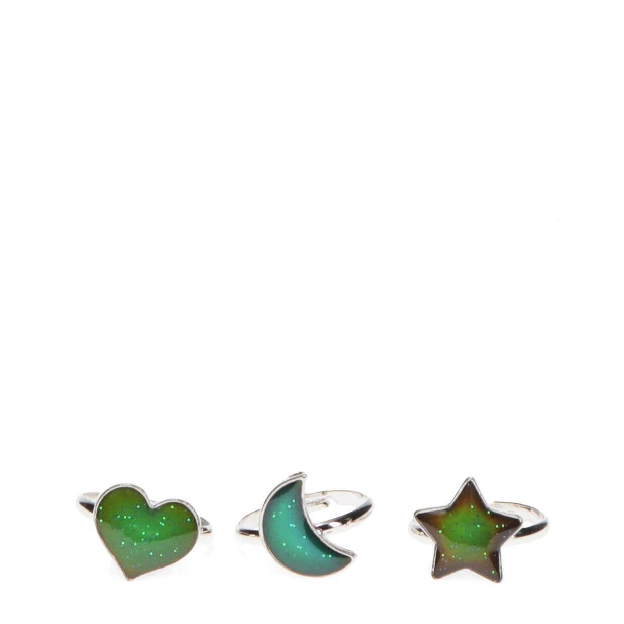 Mood Rings - Heart, Star & Moon