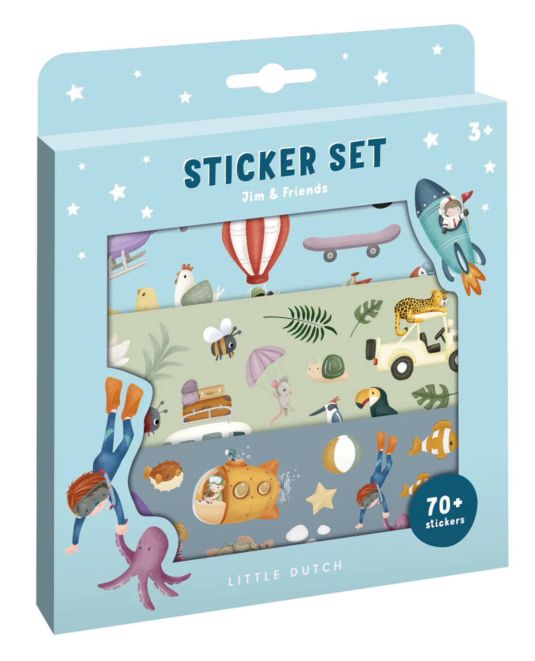 Sticker Set - Jim & Friends - Wilf & Friends