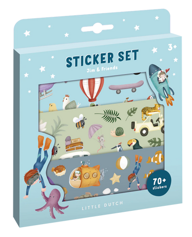 Sticker Set - Jim & Friends