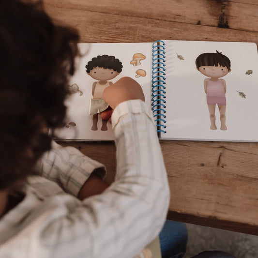 Dress Me Up Book - Forest Friends