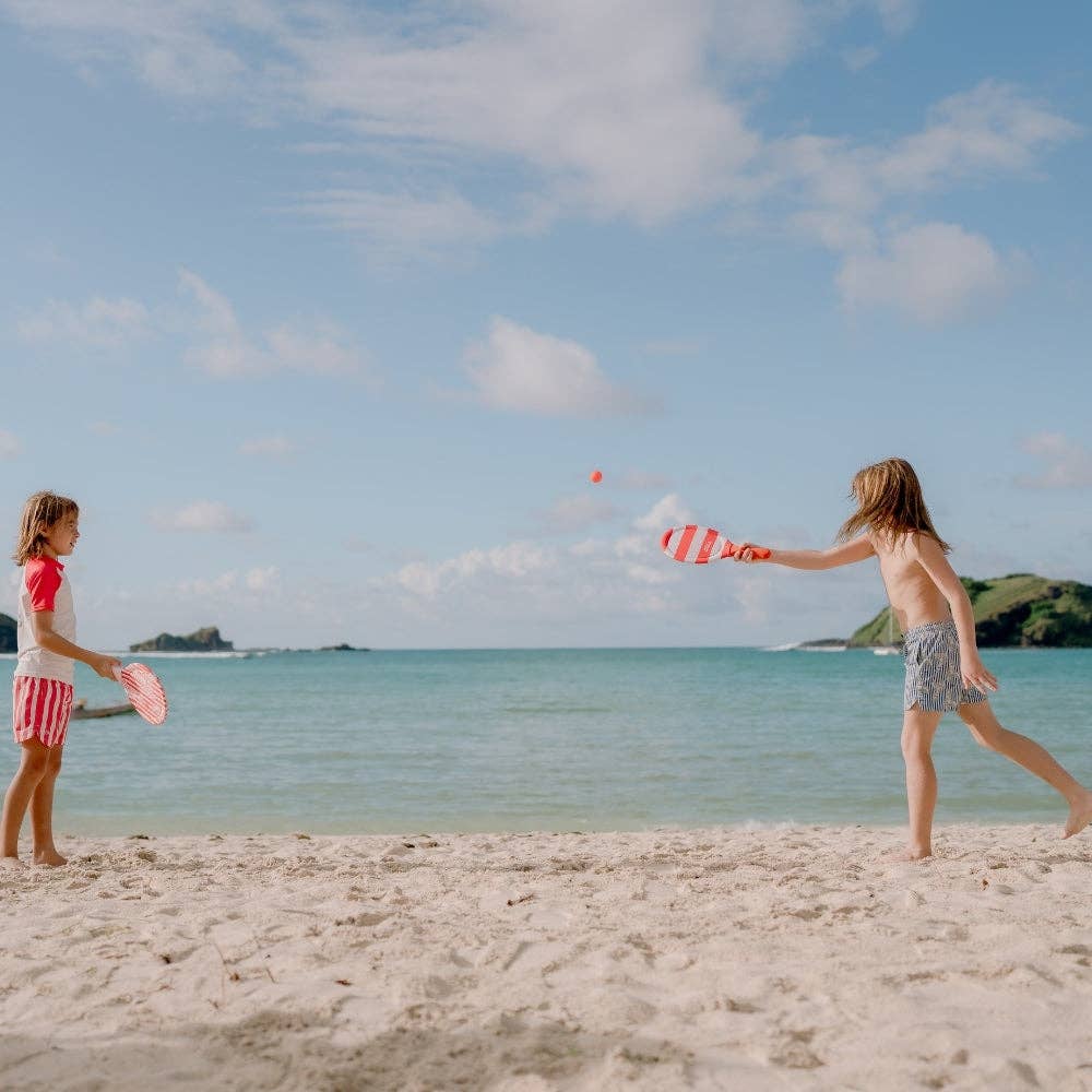 Beach Tennis Set - Pink/Red - Lobster Bay