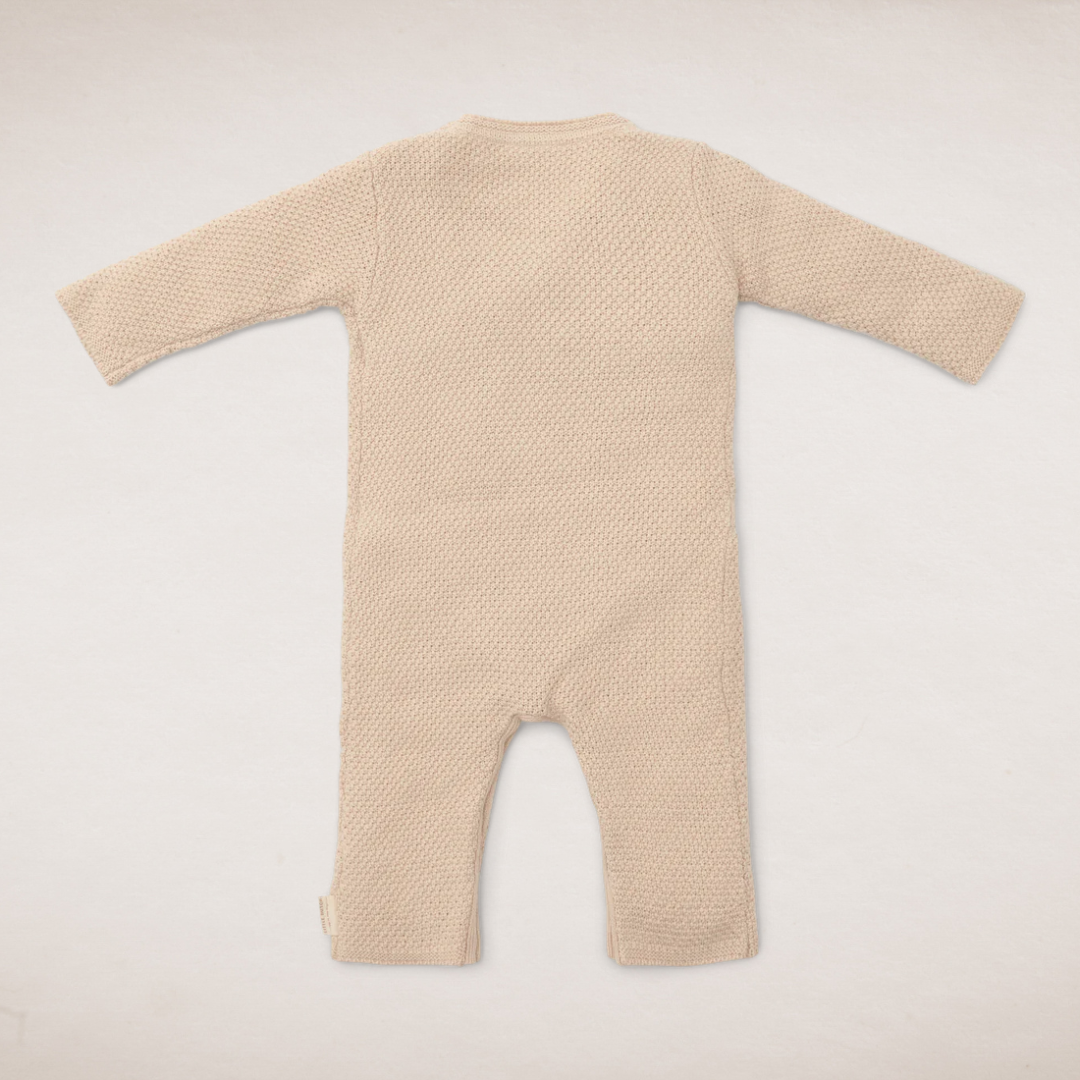Knitted Wrap One Piece - Sand