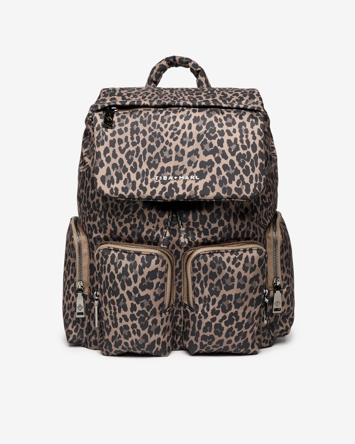 Alto Changing Backpack Brown Tonal Leopard