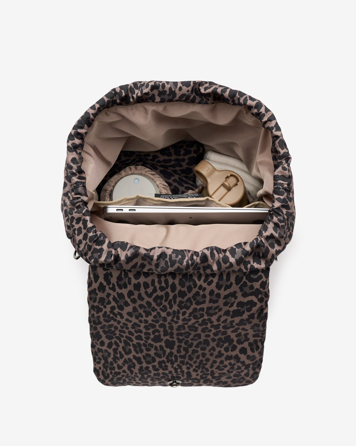 Alto Changing Backpack Brown Tonal Leopard