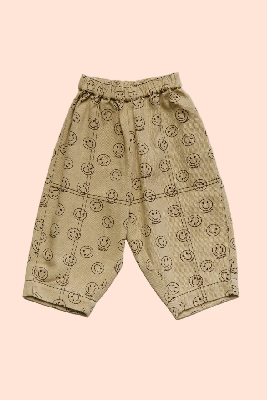 Rex Joy Butter Trouser Smiley Face