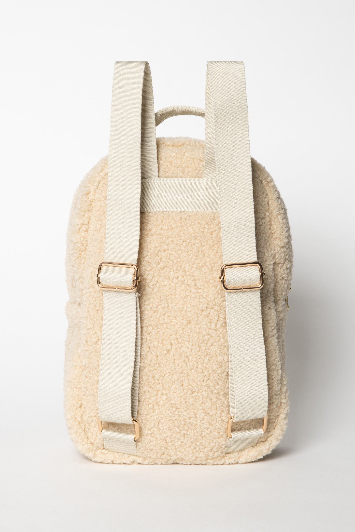 Teddy Mini Backpack - Ecru