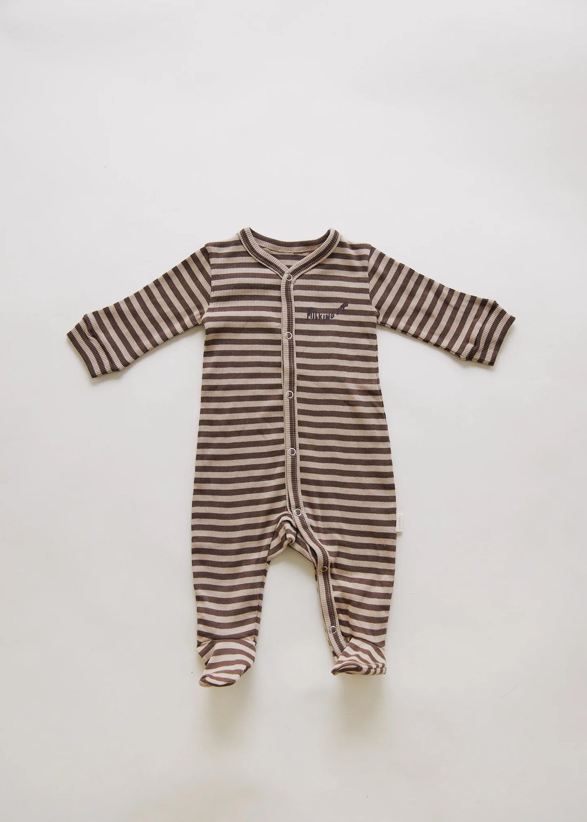 Milking It Acorn Stripe Onesie
