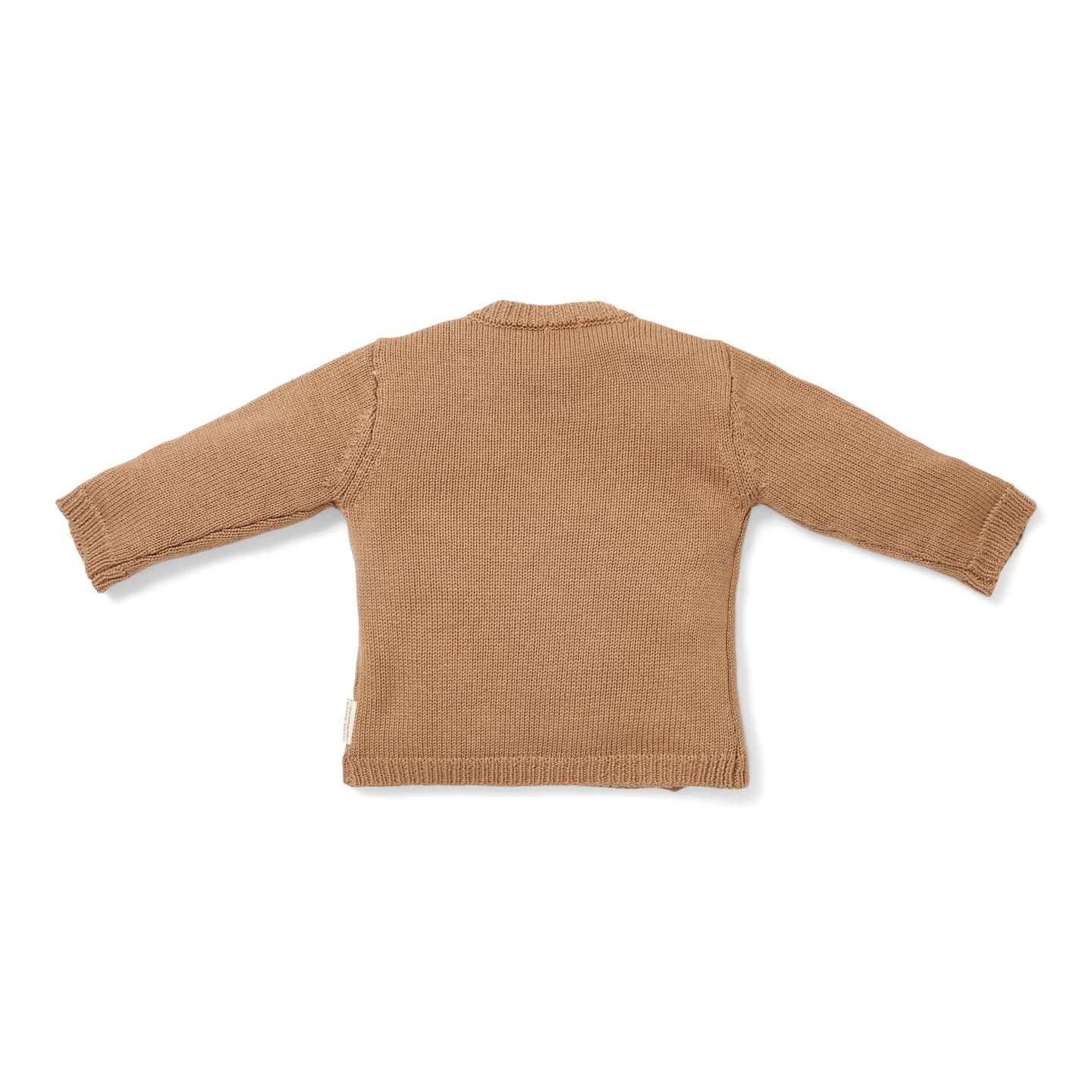 Knitted Cardigan Wrap - Brown