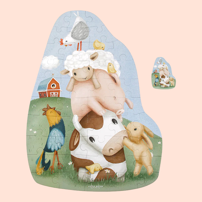 Little Dutch XL Floor Puzzle Little Farm