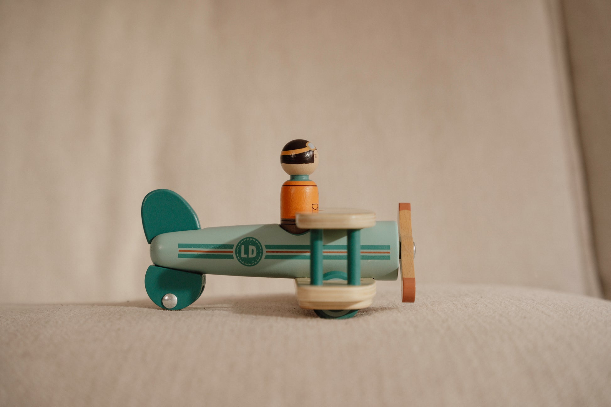 Little Dutch Wooden Aeroplane - Wilf & Friends
