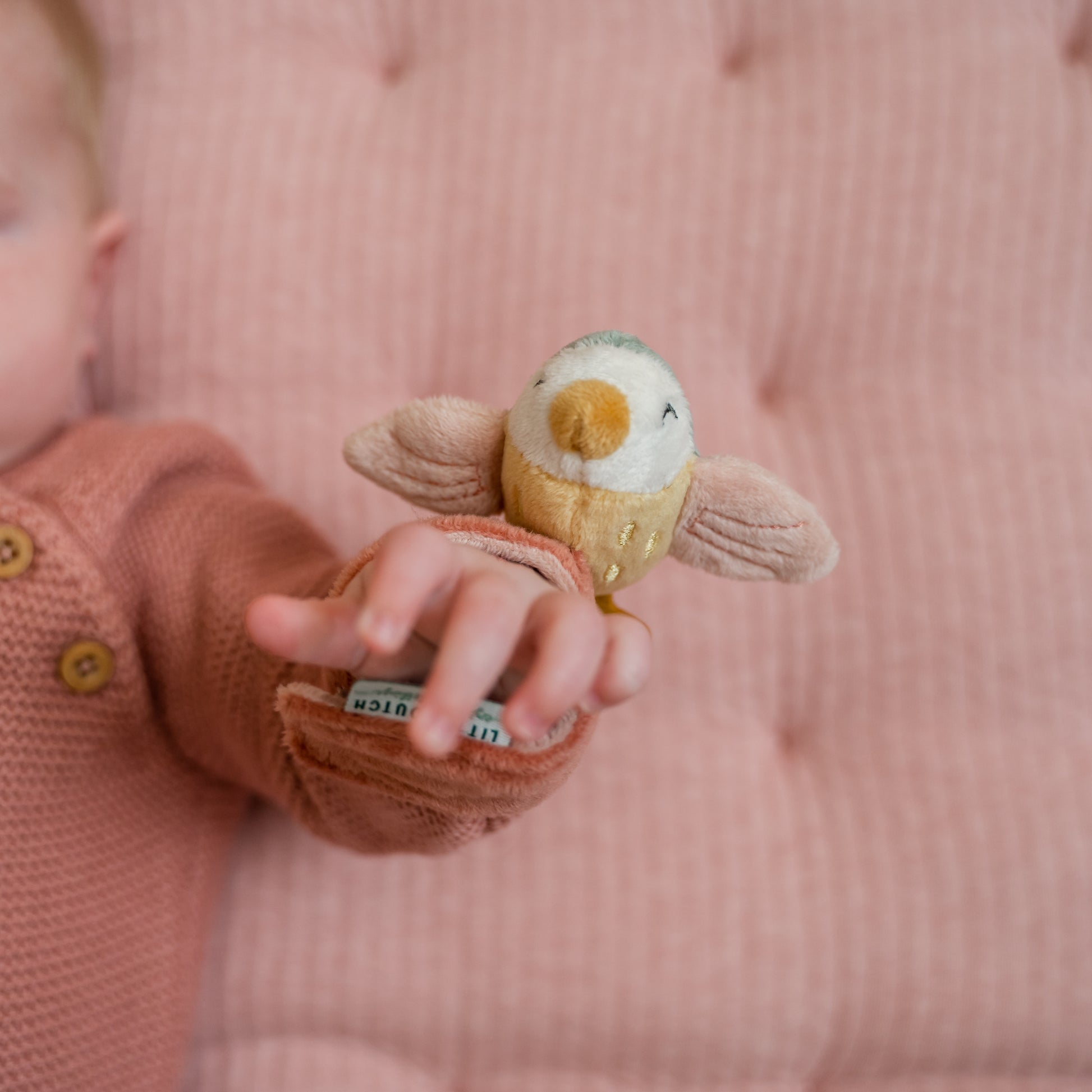 Little Dutch rattle bracelet - flowers & butterflies - Wilf & Friends