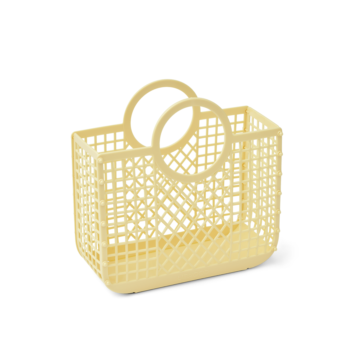 Liewood Samantha Basket / Beach Bag - Lemonade