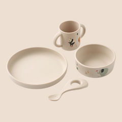 Liewood Vivi Printed Tableware Set Circus / Sandy